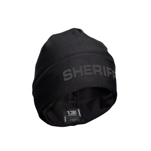 13FA Sheriff Utility Beanie - USA Patriotic Gear - Poly-Spandex Blend for Stretch-Fit Comfort - Unisex Hi-Vis Winter Hat
