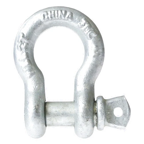 US Cargo Control 1-3/8 Inch Galvanized Screw Pin Anchor Shackle - Each with a 13.5 Ton Capacity