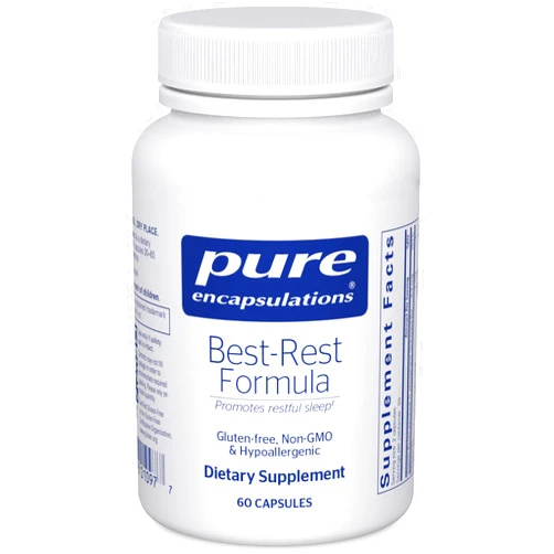 Pure Encapsulations Best-Rest Formula - Supports Restful Sleep - for Relaxation - Restful Sleep Supplement - Non-GMO & Vegan - 60 Capsules