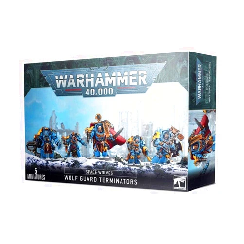 Games Workshop Space Wolves Wolf Guard Terminators Warhammer 40,000