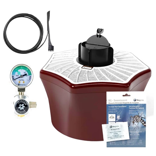 Biogents Mosquitaire Outdoor Mosquito Trap with Attractant + BG-Booster CO₂ Upgrade | Eco-Friendly, Pet-Safe & Pesticide-Free Mosquito Control Bundle for Patio, Garden & Yard