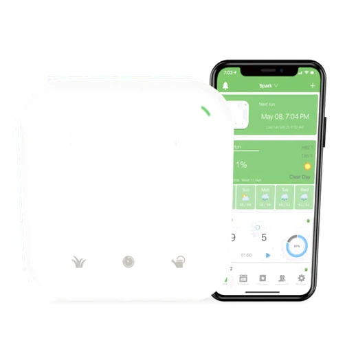 Netro Spark Smart Sprinkler Controller, WiFi, Weather Aware, Remote Access, Compatible with Alexa (8 Zone)