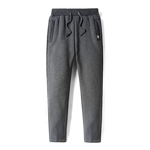 Aprsfn Men's Winter Warm Sherpa Lined Active Sweatpants Jogger Pants