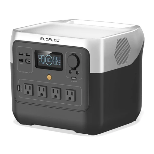 EF ECOFLOW Portable Power Station RIVER 2 Pro, 768Wh LiFePO4 Battery, 70 Min Fast Charging, 4X800W (X-Boost 1600W) AC Outlets, Solar Generator for Outdoor Camping/RVs/Home Use Black
