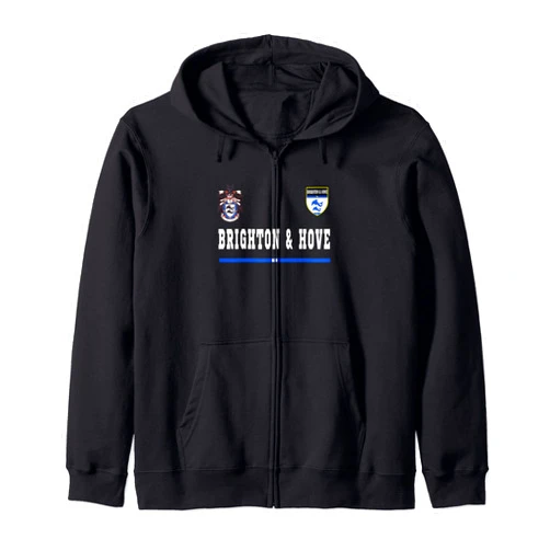 Brighton Hove National Pride tees Brighton Hove Sports/Soccer Jersey Tee Flag Football Zip Hoodie