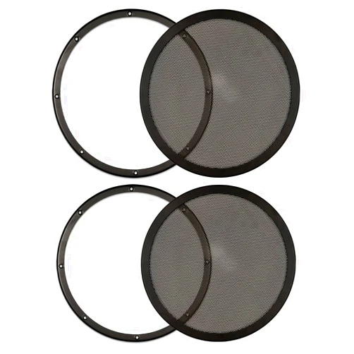 Goldwood Sound, Inc. Monitor Subwoofer Part, Heavy Duty Steel Mesh Snap On Woofer Grills for 12