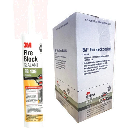 3M FB 136 10.1-oz. Fire Barrier Caulk - Quantity 12