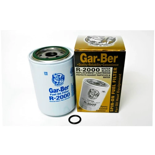 Evolvcar Replacement for fits R-2000 Gar-Ber Spin On Furnace Fuel Oil Filter Water Block Cartridge Garber