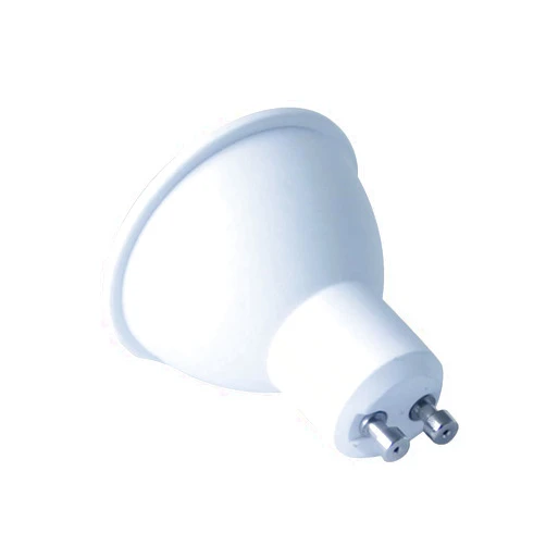 AKSPET Fengyan Home Bulbs 10pcs/lot GU10 LED COB Spotlight 10-5630smd 5W 85-265V New White Plastic + Aluminum Lamps Household Lamp (Size : Natural White)