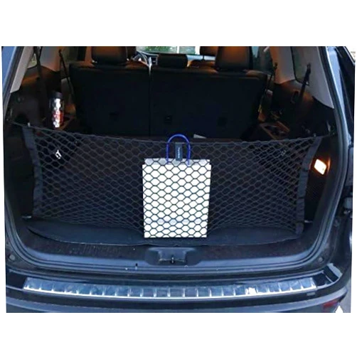 TN TrunkNets Inc Envelope Style Trunk Mesh Cargo Net | for Toyota Highlander 2014-2024 Regular & Hybrid Car Accessories | Premium Trunk Organizers and Storage | SUV Truck Cargo Nets | Vehicle Carrier Organizer
