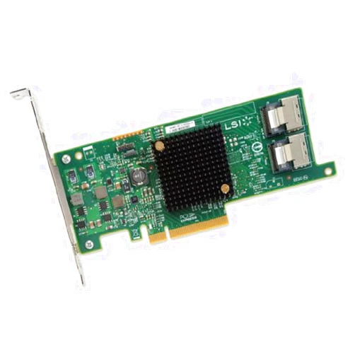 LSI Logic Controller Card LSI00301 SAS 9207-8i 8Port Internal SAS/SATA 6Gb/s PCI Express Single Retail