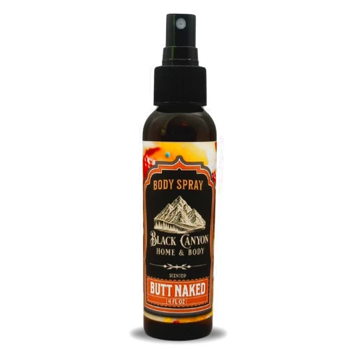 Black Canyon Home and Body Black Canyon Butt Naked Scented Body Spray, 4 Oz
