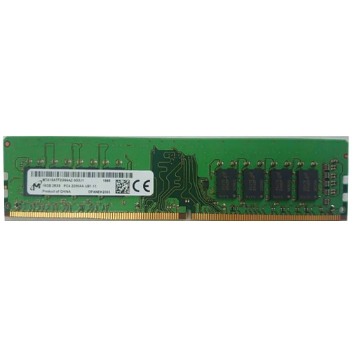 Micron Technology Micron MTA16ATF2G64AZ-3G2J1 16GB DDR4 3200MHz RAM Non-ECC UDIMM PC4-25600 Memory Module for Desktop Computers