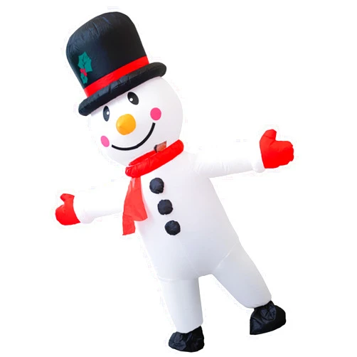 AMHSCOCA Christmas Inflatable Santa Costumes Blow Up Costumes for Men Women Adult for Holiday Party Carnival