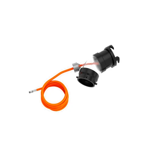 Hoss Quick Connect Hooks on Sanitary Sewer RV Adapter Black Tank Flush Kit with Pressure Washer Hose