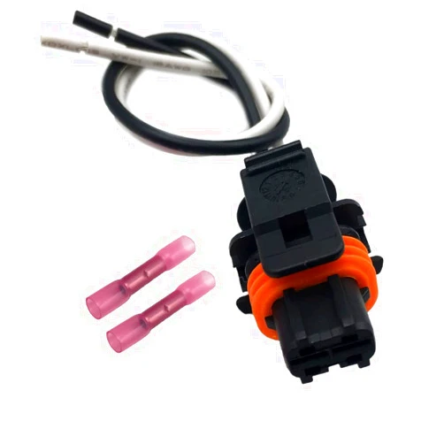 IBVIBV FOR LS 2-Pin Alternator Wire Connector Pigtail Plug LS2 LS3 LS7 LH6 L92 L76 LY2 LY5 LY6 LC9 LFA LH8 LMG L98 L9H L20 L94 LZ1 L99 L96 LC8 L77 WPALT40