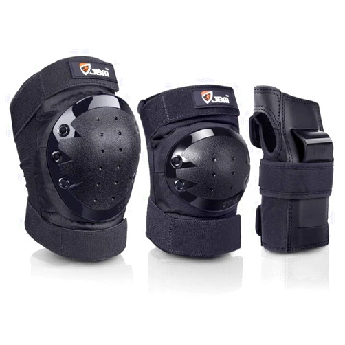 JBM Adult & Kid Knee Pads Elbow Pads and Wrist Guards for Roller Inline Skating Scootering Skateboarding