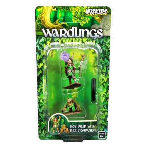WizKids Wardlings RPG Figures: Boy Druid & Tree Creature