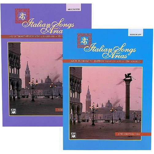 By Various (Author), John Glenn Paton (Editor) 26 Italian Songs and Arias: 2 Book Set - Medium High Voice Book and Medium Low Voice Book