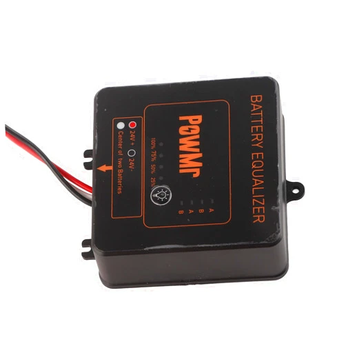 Marhynchus Solar System Battery, Battery Equalizer Battery Voltage Balancer Charger 2 X 12V Solar System Balancer with Reverse Connection, Battery Chargers
