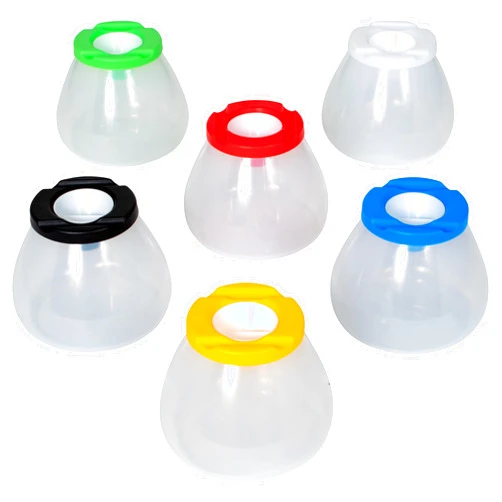 READY 2 LEARN Learning Advantage No Spill No Tip Paint Pots, 3.75-inch x 3.5-inch, Assorted Colors, Set of 6 (CTUCE10002)