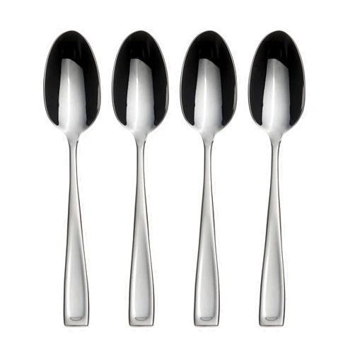 Oneida Moda Teaspoons, Set of 4,Silver