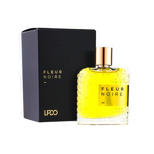 LPDO Fleur Noire EDP Unisex 100ml Perfume - Sensual Fragrance of Rich Black Orchids with Top Notes of Ylang-Ylang & Jasmine - Heart of Orange & Plum With Vanilla & Amber as Base - Made in Italy
