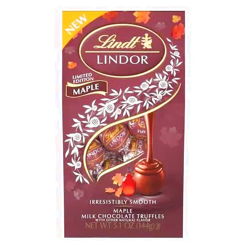 Lindt Limited Edition Maple Milk Chocolate Truffles 5.1oz