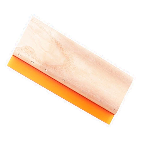 CYCHIRV Screen Printing Squeegee for Screen Print Ink Scraper, 75 Durometer Wooden 9.4 inch