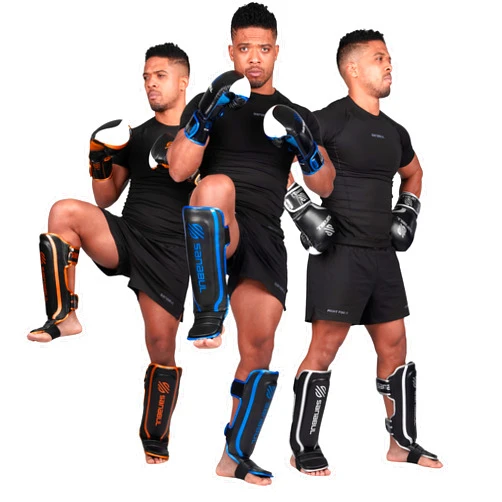 Sanabul Essential Kickboxing Shin Guards with Hook & Loop Straps | Pro-Tested & Versatile Shin Pads for MMA, Muay Thai, and Kickboxing - Tailored for Comfort and Mobility