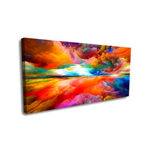 YYYYHPP YP2050 Abstract Wall Art Colorful Clouds Landscape Pictures Canvas Prints Paintings Ready to Hang for Living Room Bedroom Kitchen Home and Office Wall Decor