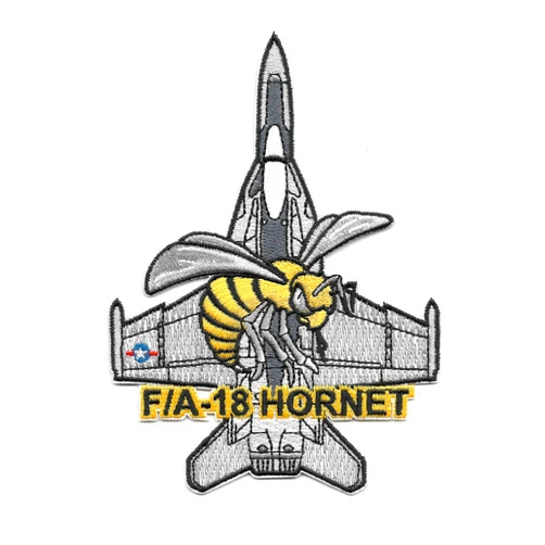 USMilitaryPatch Mcdonnell Douglas F/A-18 Hornet Collectors Patch