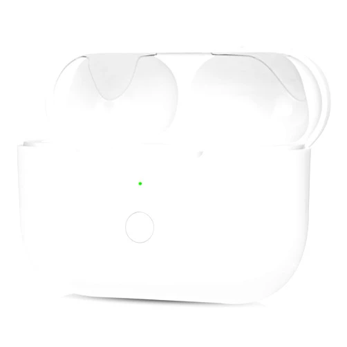 BRABURG Wireless Charging Case Replacement Compatible with Airpods Pro 1st & 2nd Generation, Repacement Charger Case with Bluetooth Pairing sync Button, Milky White