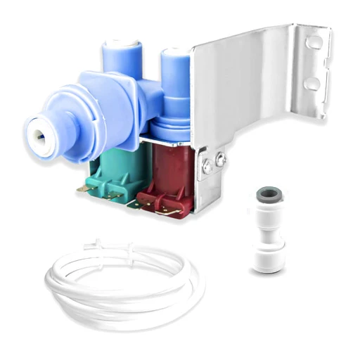 VNAF93 Upgraded MV708 IMV708 WPW10179146 w10179146 W10408179 Water Inlet Valve Kit for Kenmore Whirlpool Kitchenaid Refrigerator W10155357 2186486 2205762 For Whirlpool Refrigerator Water Inlet Valve