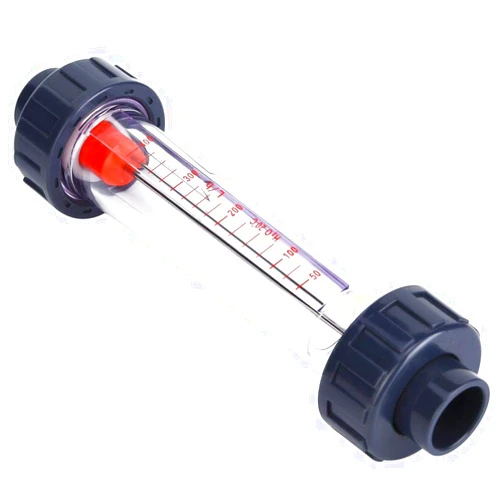 Walfront LZS-20 (D) High Accuracy ABS Plastic Tube Type Liquid Flowmeter Rotameter Water Liquid Inline Meter 40-400L/H, Liquid And Mass Meters
