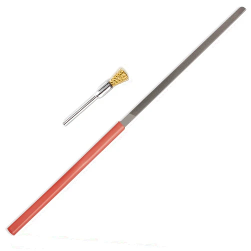 LAMSAM Guitar Fret End Dressing File, Premium Musical Instrument Maintenance Tool for Luthier Technician Shaping Deburring Frets Spraut