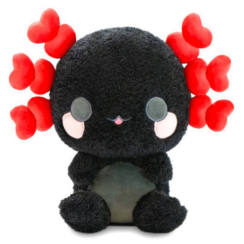 Cuddle Barn PlushGoals - Nola The Nocturnal Axolotl | Super Soft Cute Kawaii Goth Collectible Stuffed Animal Plush, 10 inches