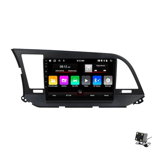 ADMLZQQ for Hyundai Elantra 2018-2020 Car Stereo Radio Car-Play Android Auto,9 Inch Touch Screen 2 Din GPS Sat Navi Multimedia with Bluetooth 4G+Wifi+Backup Camera+SWC+Mirror Link,M150cp