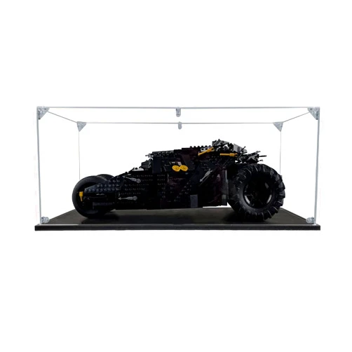 SONGLECTION Acrylic Display Case Compatible for Lego DC Batman Batmobile Tumbler #76240, Dustproof Display Case (Case Only) (Lego Sets are NOT Included)