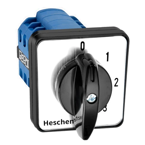 Heschen Universal Rotary Cam Selector Changeover Switch LW28-20/0-4.4 660V 20A 5 Position 4 Phase 16 Terminals CE