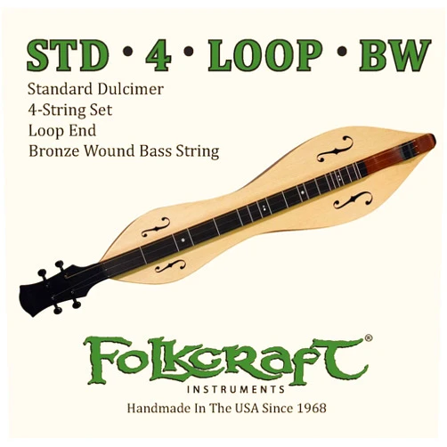 Folkcraft® Mountain Dulcimer String Set, Loop Ends (.011