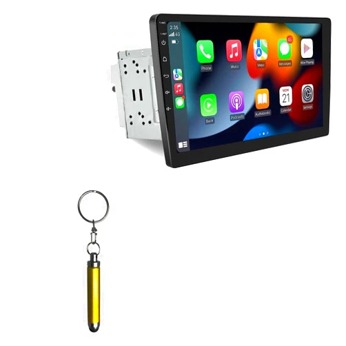 BoxWave Stylus Pen Compatible with Woibugee Double Din Car Stereo (10 in) - Bullet Capacitive Stylus, Mini Stylus Pen with Keyring Loop for Woibugee Double Din Car Stereo (10 in) - Bronze