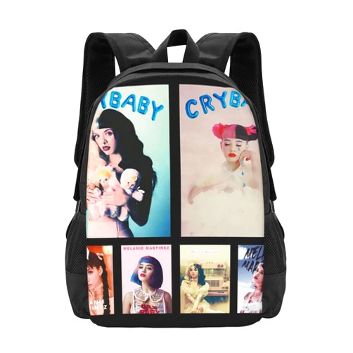 JKSISNIXK Melanie Great Musician Martinez Laptop Backpack Large Travel Bags Unisex Adult Sport Bags Daypack for Running Lightweight Work Rucksack Computer Bag s for Men&Women