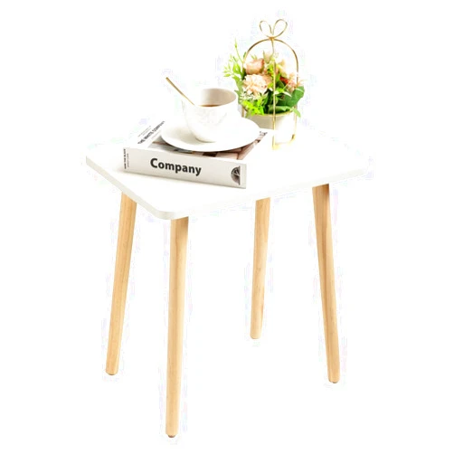 FORAOFUR Side Table, Small End Table Accent Table Living Room Bedroom Balcony Office, Modern Side Table Bedside Table Home Decor, Small Table for Small Spaces, Small Coffee Table, Easy Assembly
