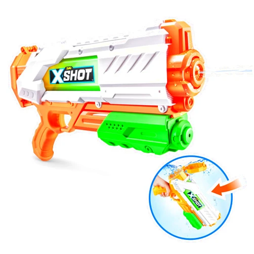 XSHOT Fast-Fill Medium Water Blaster by ZURU, Watergun for Summer, XSHOT Water Toys, Squirt Gun Soaker (Fills with Water in just 1 Second!) Big Water Toy for Children, Boys, Teen, Men (Medium)