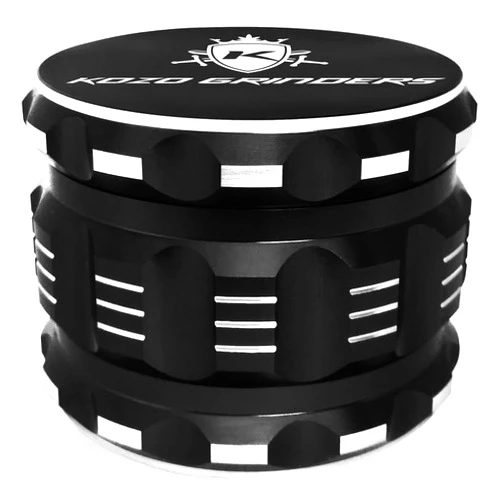 Kozo 2.5 Inch Grinder Mills, Aluminum (Black)