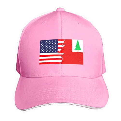 AWESOWE New England Pine Flag and America Baseball Cap for Men Women Adjustable Classic Golf Dad Hat