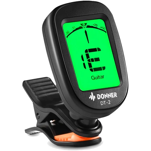 Donner Guitar Tuner Clip on-Accurate Chromatic,Acoustic Guitar Bass Violin Ukulele Tuner DT-2