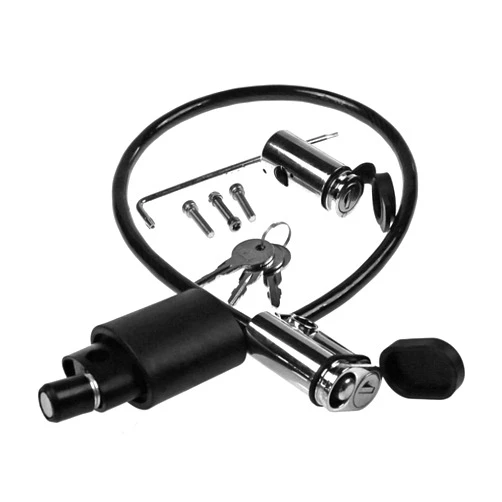 KUAT Transfer Single Cable Lock Kit with Locking Hitch Pin | Durable Reliable Steel Heavy-Duty Anti-Theft Bicycle Lock Compatible with Original Transfer Hitch Bike Rack