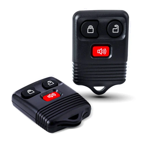 Big-autoparts 2 Replacement Keyless Entry Remote Key Fob Clicker Transmitter Compatible With Ford 1998-2016 F-150 F-250 F-350, Mazda, Mercury, Lincoln - 3 Button